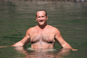 Stuart in Tahiti in 2008